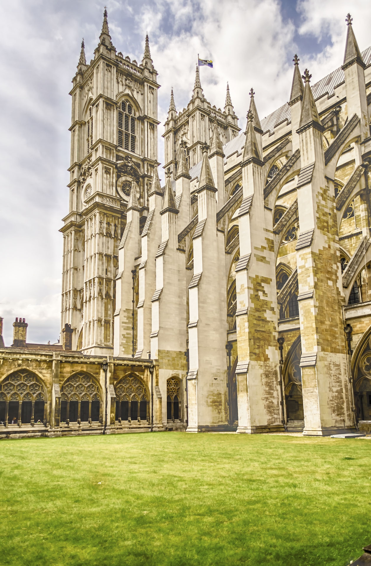 Cloister of the Westminster Abbey, London, UK