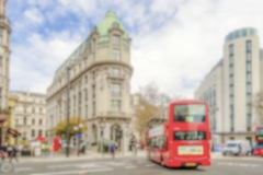 Defocused background of the Strand in London