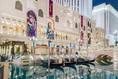 Gondola Rides at The Venetian Luxury Hotel and Casino in Las Vegas