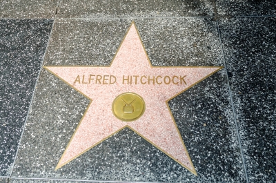 Alfred Hitchcock's star on Hollywood Walk of Fame