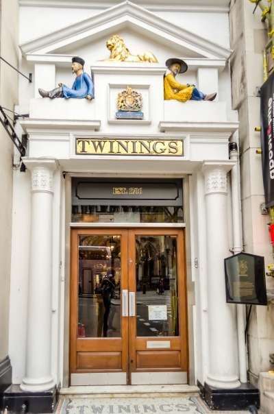 Twinings' shop on the Strand in central London