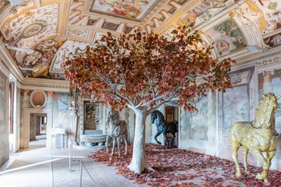 Interiors of Villa D'Este in Tivoli
