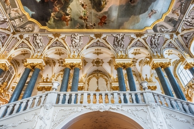 Winter Palace, one of the main highlights of the Hermitage Museum, St. Petersburg