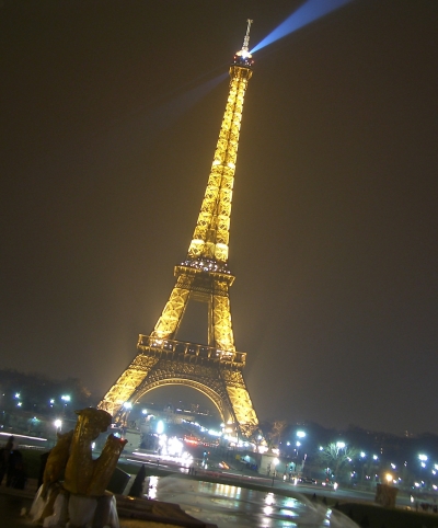 Eiffel Tower Light Performance Show
