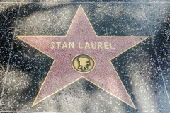 Stan Laurel's star on Hollywood Walk of Fame