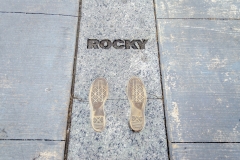 The Rocky Steps in Philadelphia, USA