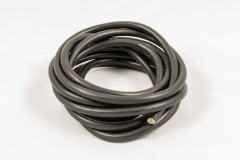 Roll of black electric cable