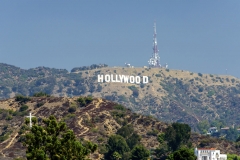 Hollywood Sign on Santa Monica mountains, USA