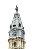 Philadelphia City Hall tower, Pennsylvania, USA