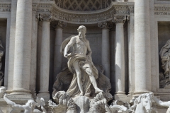 Statue of Neptune, part of the Trevi Fountain, Rome, Italy