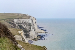 The white cliffs of Dover, UK