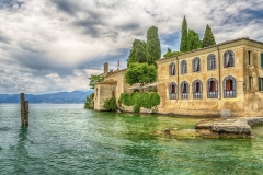 Lake Garda at Punta San Vigilio, Town of Garda, Italy