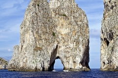 Scenic view of the Faraglioni rocks, island of Capri, Italy