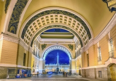 Arch of the General Staff Building, St. Petersburg, Russia