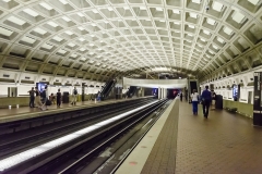 Metro Center subway station in Washington DC, USA