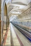 Mayakovskaya subway station in Moscow, Russia