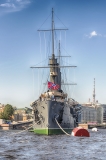 Russian cruiser Aurora, currently a museum ship, St. Petersburg, Russia