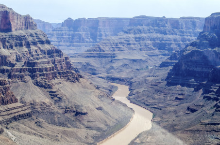 Aerial view from helicopter, Grand Canyon, Arizona, USA