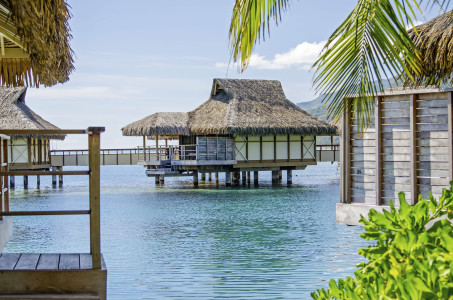 Overwater Bungalows, Moorea, French Polynesia