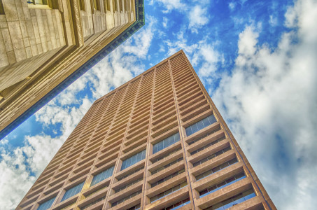 Modern skyscrapers in central Boston, USA