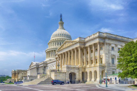 United States Capitol building, iconic home of the United States Congress, Washington DC, USA