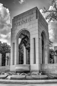 World War II Memorial, iconic landmark on the National Mall in Washington DC, USA