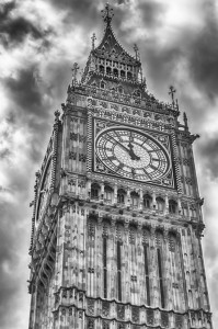 The Big Ben, part of the Houses of Parliament and iconic landmark of London, UK