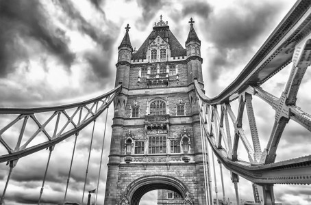 Tower Bridge, iconic landmark in London, UK