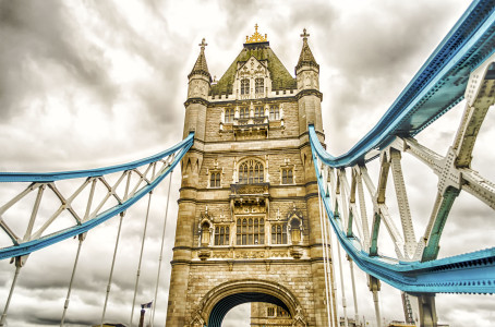 Tower Bridge, iconic landmark in London, UK