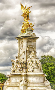 Victoria Memorial in front of Buckingham Palace, London, UK