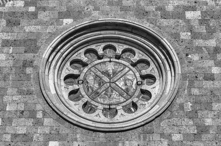 Rose Window of the Church of St. Andrea, Orvieto, Italy