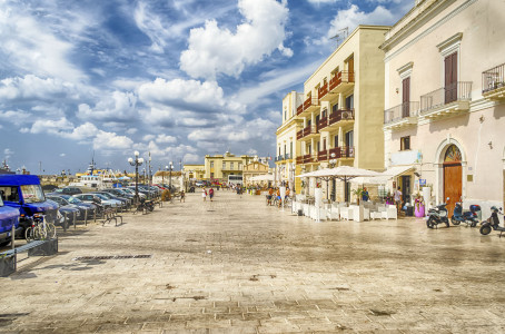 Scenic view of Gallipoli, Salento, Apulia, Italy