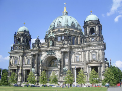 Facade of Berlin Cathedral aka Berliner Dom, Germany